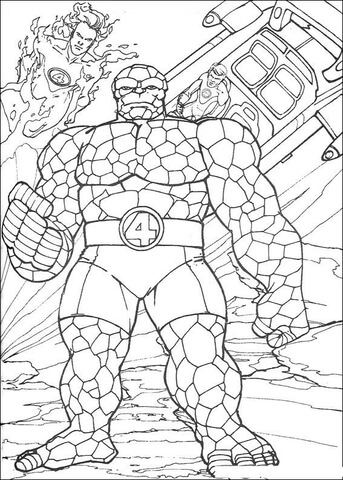 The Thing  Coloring page