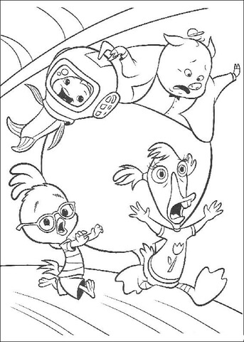 Escape Coloring page