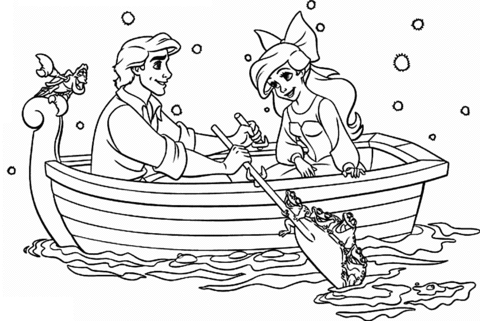 Dream date Coloring page