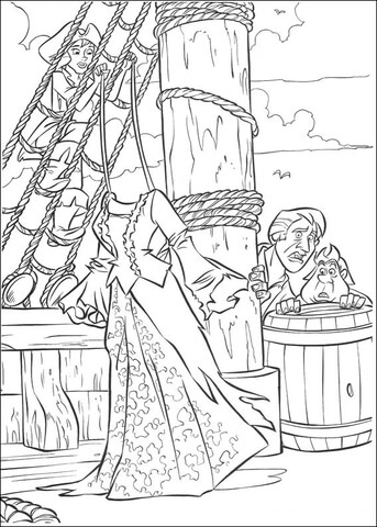 The Ghost  Coloring page