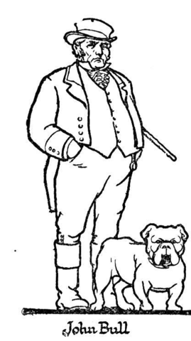 John Bull Coloring page