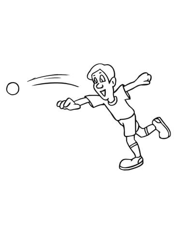 Throwing a Shot Coloring page