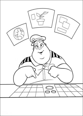 Captain B. McCrea Coloring page