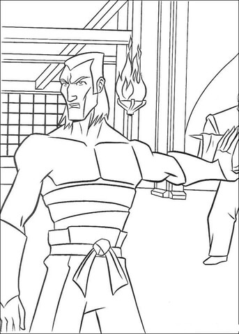 TMNT villain Coloring page