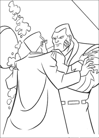 Bad Guy Coloring page