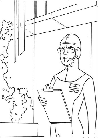 In Laboratory  Coloring page