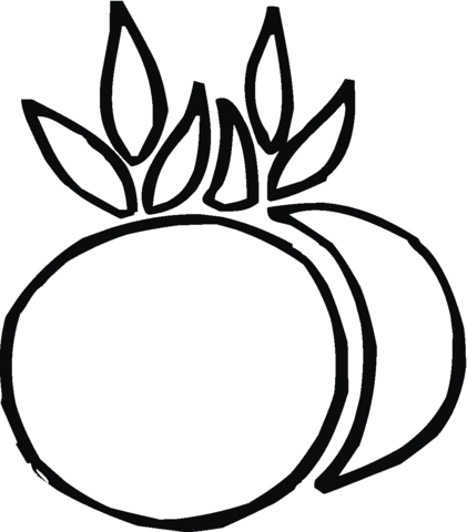 Tomato 8 Coloring page