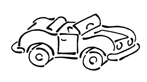 Toy Car  Coloring page