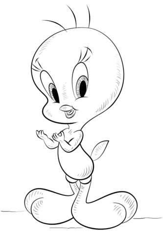 Tweety Bird Coloring page