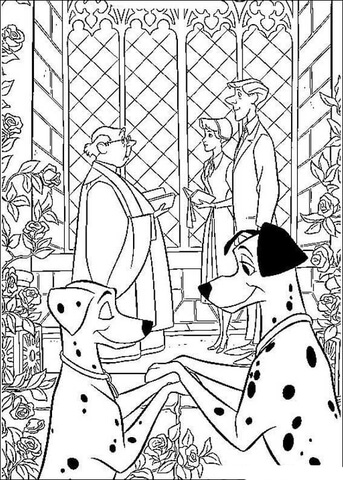 Marriage  Coloring page