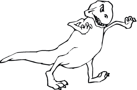 Tyrannosaurus 12 Coloring page