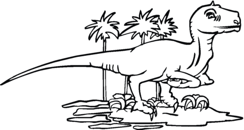 Tyrannosaurus 6 Coloring page