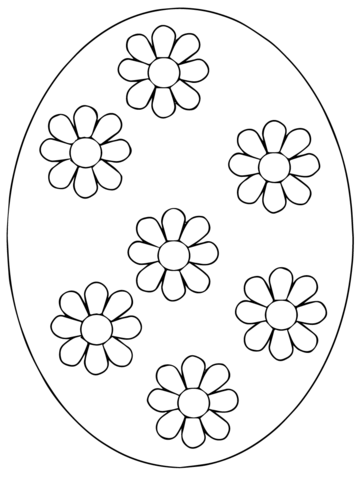 Ukrainian Easter Egg Coloring page