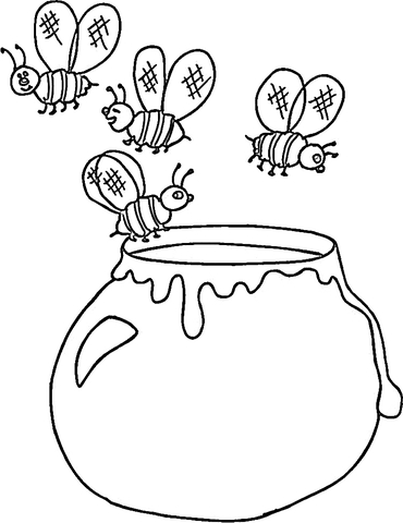 Ukrainian Honey  Coloring page