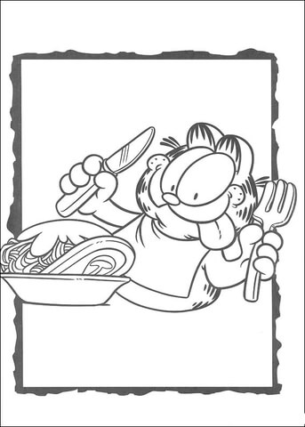 Fork And Knife  Coloring page