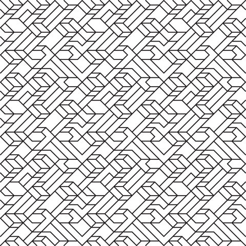 V1 Line Tiled Pattern Coloring page