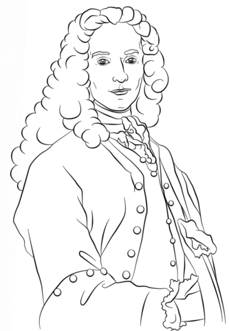 Voltaire Coloring page