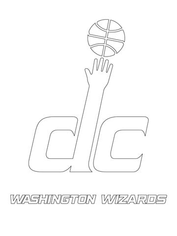 Washington Wizards Logo  Coloring page