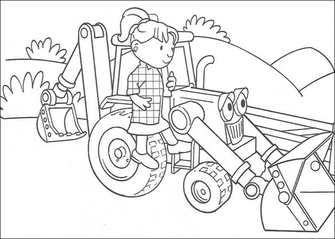 Wendy And Scoop  Coloring page