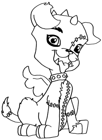 Monster High Whatzit Coloring page