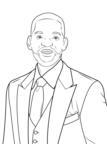 Will Smith Coloring page