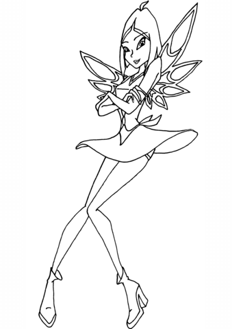 Winx Club Amaryl Coloring page