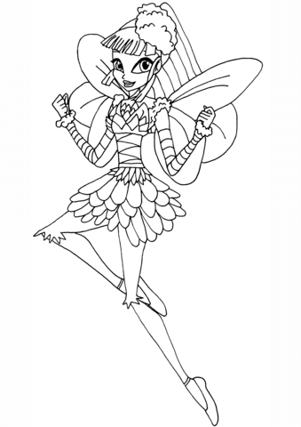 Winx Club Miele Coloring page