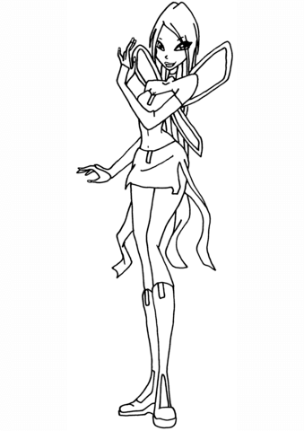 Winx Club Nova Coloring page