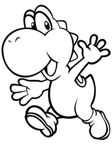 Yoshi Coloring page