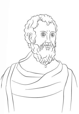 Zeno of Citium Coloring page